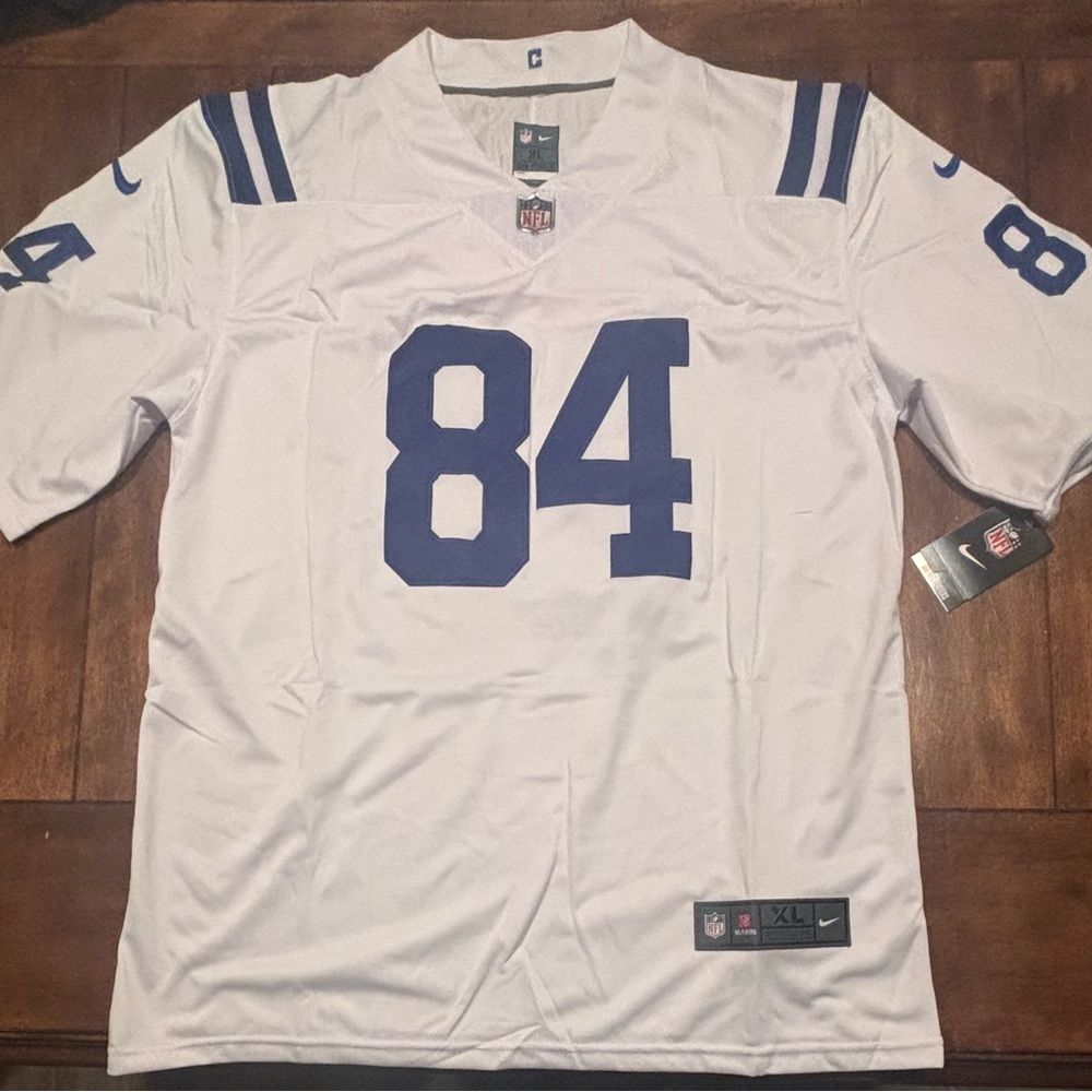 Tyler Warren #84 Indianapolis Colts Stitched White Jersey Adult Xl - NWT